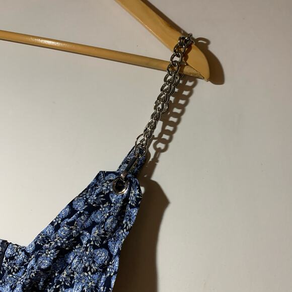 Brand new CARMAR Floral Chain Strap & Rivet Romper - Picture 6 of 11